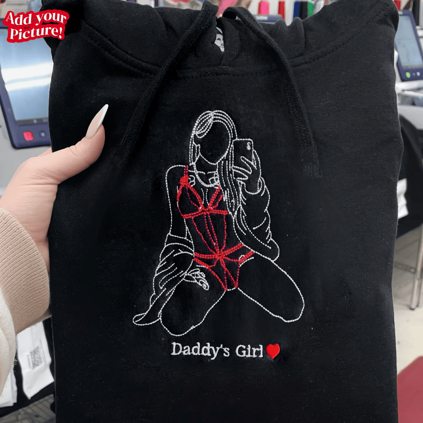Embroidered Spicy Hoodie & Sweatshirt