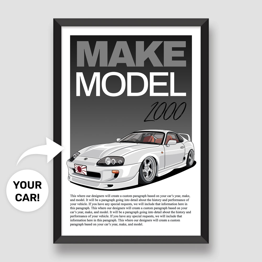 Custom Car Poster
