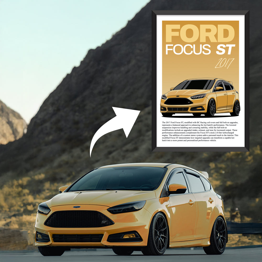 Custom Car Poster