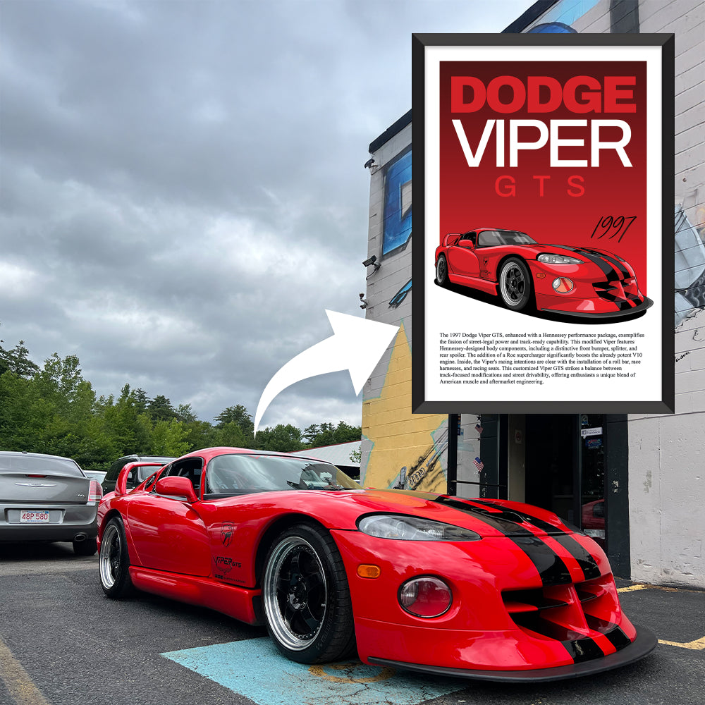Custom Car Poster