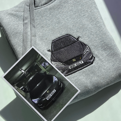 Iconic Car Embroidered Sweatshirt & Hoodie