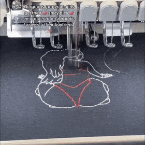 Embroidered Spicy Hoodie & Sweatshirt