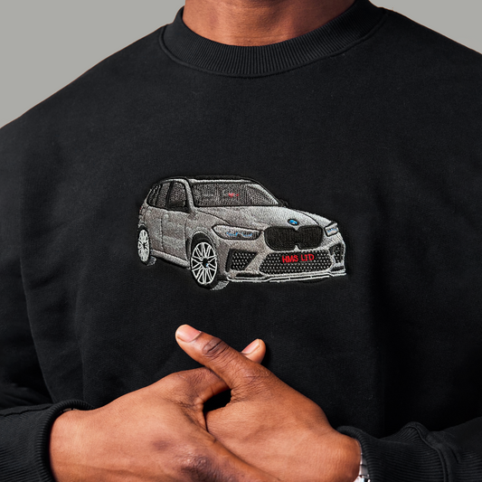 Iconic Car Embroidered Sweatshirt & Hoodie
